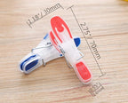 Strong Non-Slip Wide Open Plastic Clothes Clips - Image 3