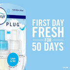 Febreze Plug In, Air Freshener, Scented Oil Refill, Linen & Sky, 0.87 Fl Oz - Image 3
