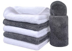 SINLAND Absorbent Coral Velvet Washcloth Ultra Soft Microfiber Face Towels 12 x - Image 8