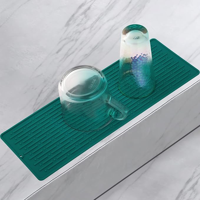 Dish Drying Mats, Heat-resistant Silicone Mat by GeeRic