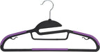 Amazon Basics Space Saving Non-Slip Rubber Coated Plastic Hangers - Image 2