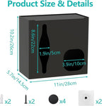 2 in 1 Grocery Bag Holder & Trash Bag Holder Dispenser, Kitchen Grocery Storage - Image 2