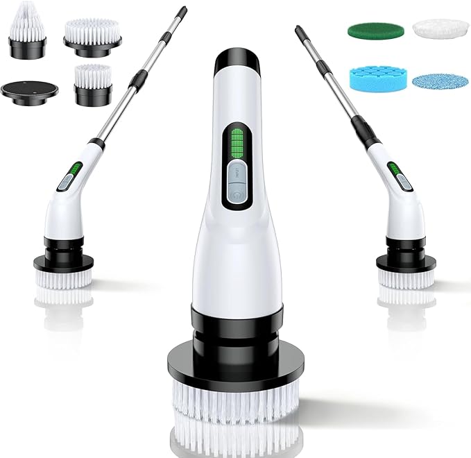 Electric Spin Scrubber for Bathroom: Shower Scrubber by VigorDay