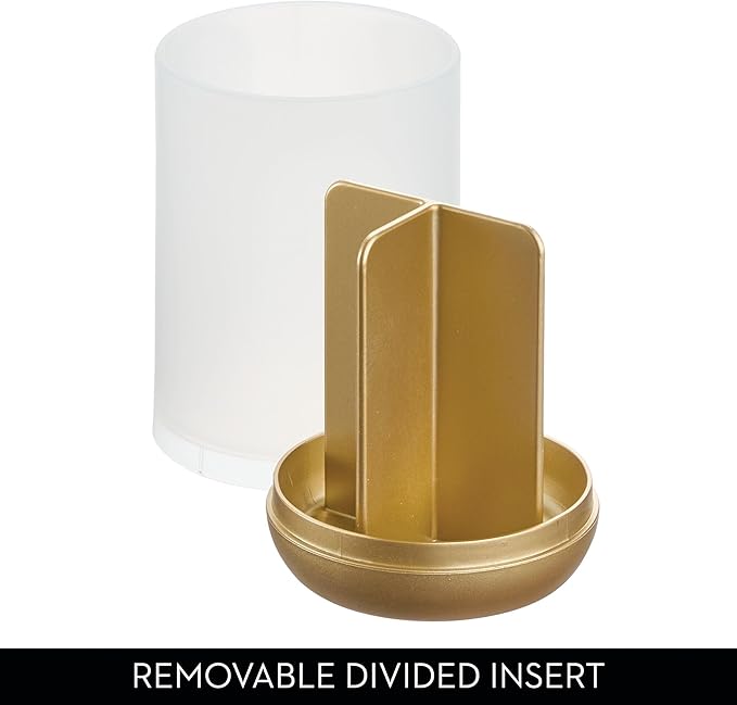 iDesign Toothbrush Holder with 3 Divided Sections - Image 3