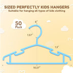 Kids Plastic Hangers, Baby Clothes Hangers - Image 2