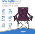 ALPS Mountaineering King Kong Camping Chairs for Adults with Mesh Cup Holders and Pockets, Built Durable and Reliable with Compact Foldable Steel Frame - Image 4