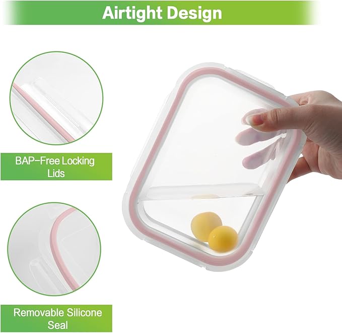 HOMBERKING Glass Food Storage Containers - Image 3