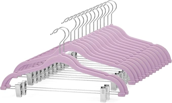Cozymood Velvet Skirt Hangers 24 Pack by CozyMood