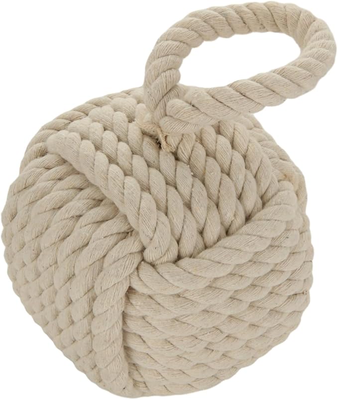 Acrux7 2 Pack Door Stopper 5.5x5.5 Inch Square Rope Knot Door Stop Nautical - Image 7