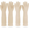 Mamison 2 Pairs Reusable Waterproof Household Dishwashing Cleaning Rubber Gloves by QualityKitchenandHome