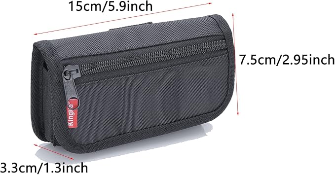 King Ma Small DSLR Camera Battery Bag Pouch Holder Case Camera Batteries Waist - Image 6