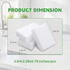 Magic Melamine Sponge Eraser, GRS Certified 12 Pack Magic Cleaning Erasers in - Image 7