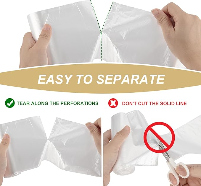 Magesh 8-10 Gallon Trash Bag Strong, Leakage-Free, Medium Garbage Bags - Image 5