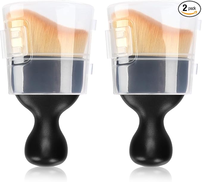 Car Interior Detailing Brush, Curved Design Car Cleaning Brush Dust Collectors by NADUSEP
