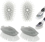 4 Pack Dish Brush Refills, Dish Brush Replacement Head by pamrack