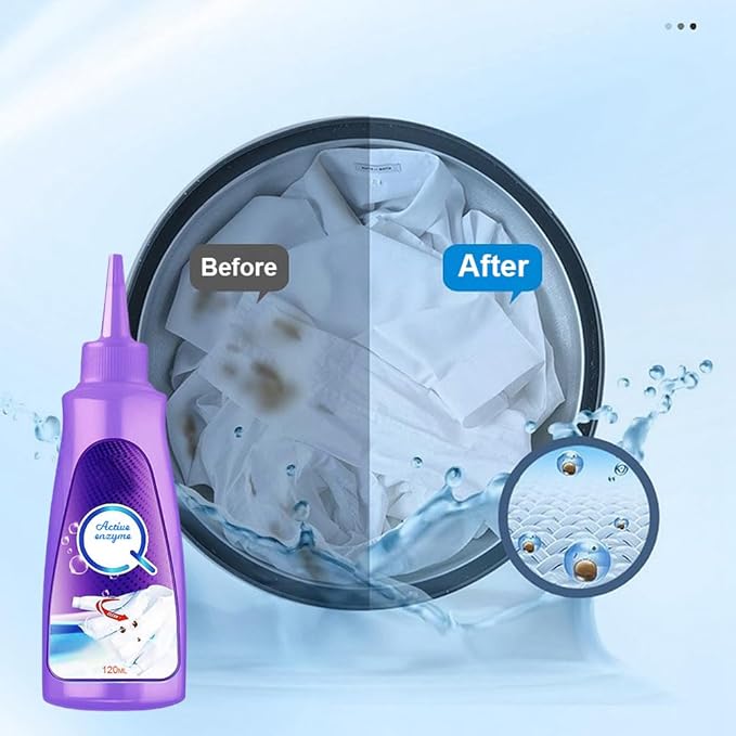 Active Enzyme Laundry Stain Remover, 2025 New White Shirt Garment Stubborn - Image 5