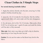 Instant Blood Stain Remover for Clothes- Effectively Clean Fresh & Dried Stains - Image 5