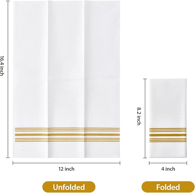 Vplus 300 PACK Guest Towels Disposable Bathroom, Decorative Bathroom Napkins - Image 6