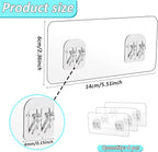 cobee 8 Pcs Shower Caddy Adhesive Replacement, Shower Adhesive Hooks Wall Hooks - Image 2