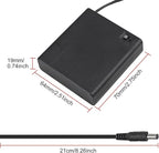 4PCS 4 AA Battery Holder with Switch 6V Battery Case Box Holder with Cover 4X - Image 2