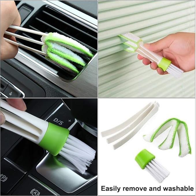 Window Track and Grout Cleaning Brush Set, Tile Lines, Sink Corners, Small Gaps - Image 5