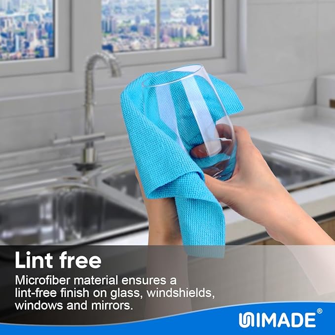 Microfiber Cleaning Cloth, 20 Pack Reusable Microfiber Towels - Image 4