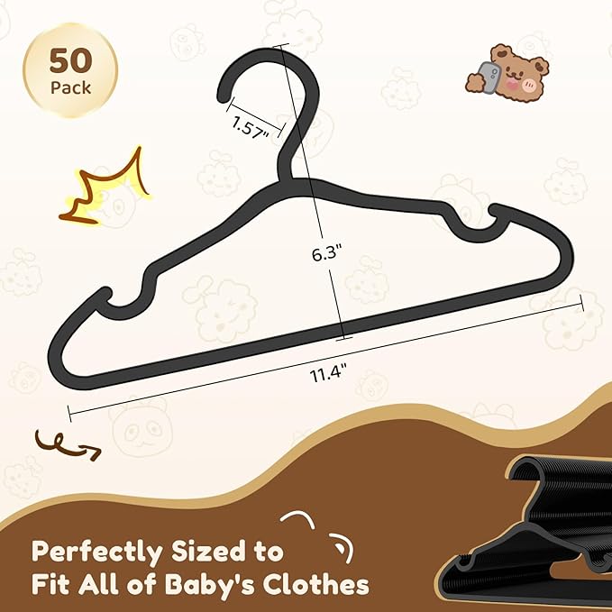Plastic Kids Hangers - Image 2