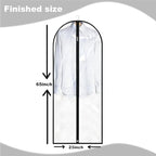 Dress Bags for Gowns Long, Suit Bag Cover for Storage and Travel - Image 2