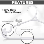 Utopia Home Plastic Hangers 50 Pack - Image 4