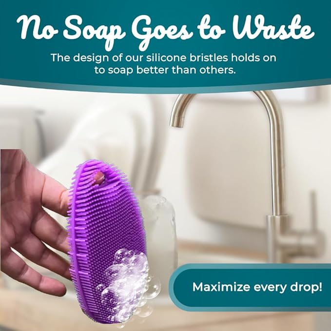 Food Grade Silicone Dish Scrubber - Image 3