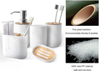 Toothbrush Holders Bamboo Electric Toothbrush Holder Bathroom Storage Organizer - Image 5