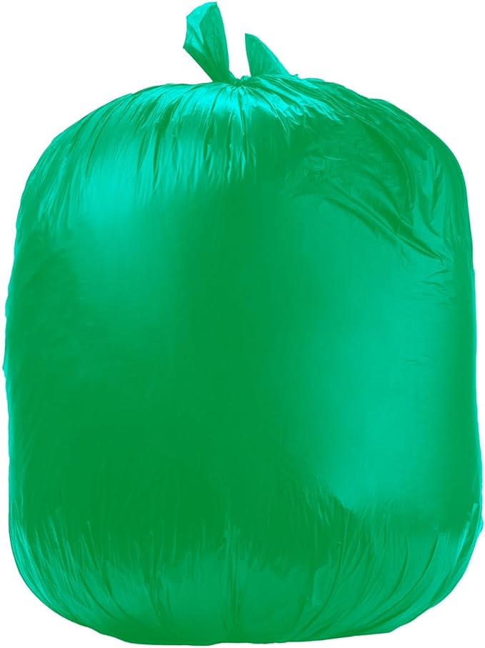 Ultrasac Heavy Duty 55 Gallon Green Trash Bags - Image 2