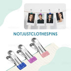 36 Pack Heavy Duty Clothes Pins, 2.17-Inch Stainless Steel Chip Clips, and Food - Image 7