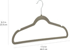 Amazon Basics Slim Velvet Non-Slip Space Saving Suit Clothes Hangers, Sturdy - Image 8