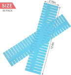 40Pcs Drawer Dividers, Adjustable Drawer Organizer - Image 2