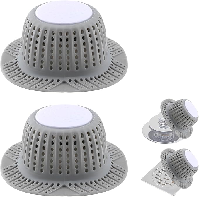 2 Pack Bathtub Drain Hair Catcher by Unknown