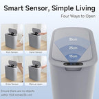 TIPGO 5 Gallon Motion Senor Bathroom Trash Can - Image 6