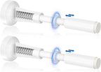 2pcs Adjustable Spring Door Stops, 4.17-5.35in Aluminum Long Door Stoppers by Sckeinwg