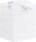 HOMEXCEL White Microfiber Cleaning Cloth 20 Pack 11.5 x 11.5 inch Microfiber by HOMEXCEL
