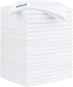 HOMEXCEL White Microfiber Cleaning Cloth 20 Pack 11.5 x 11.5 inch Microfiber by HOMEXCEL