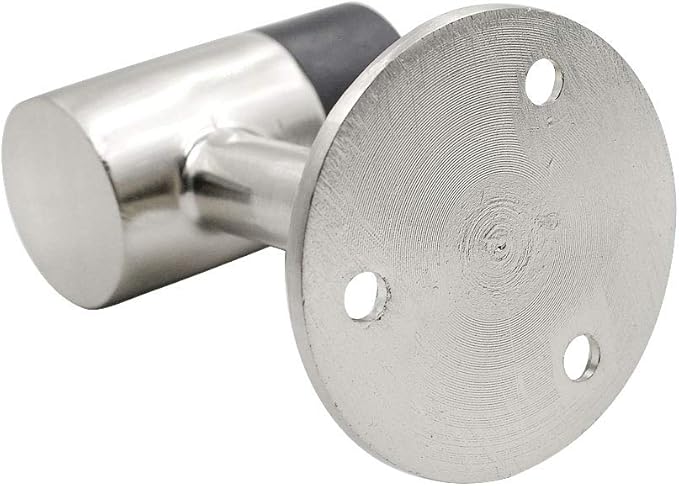 3 Inch / 75mm Heavy Duty Floor Stop, Door Stopper Stainless Steel Brushed Nickel - Image 3