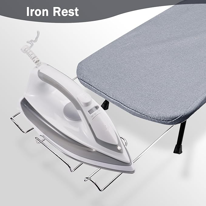 SheeChung Small Tabletop Ironing Board 32" Lx12 W, Folding Ironing Board - Image 4