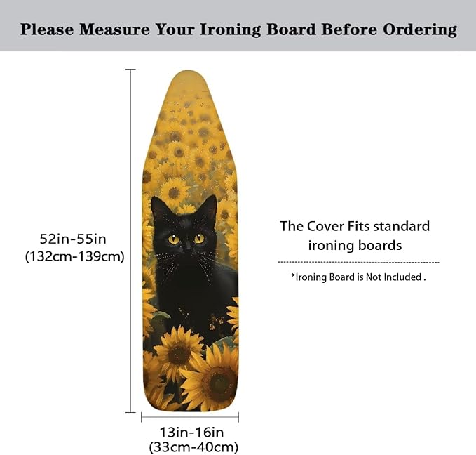Ironing Board Cover, Pretective Covers 15 x 54 Iron Board Covers Sunflower and - Image 5