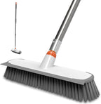 Floor Scrub Brush with Long Handle, Stiff Bristles Deck Brush, BITOPE by BITOPE