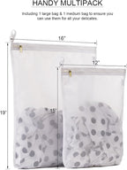 TENRAI Delicates Laundry Bags, Bra Fine Mesh Wash Bag - Image 2