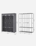 SONGMICS Portable Closet, Wardrobe Closet Organizer - Image 5