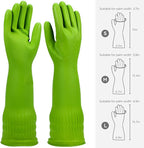 Rubber dishwashing gloves 3 or 6 Pairs - Image 6