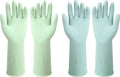 Dishwashing Rubber Gloves Reusable Kitchen Gloves 2Pairs Cleaning Gloves by Unknown