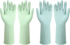Dishwashing Rubber Gloves Reusable Kitchen Gloves 2Pairs Cleaning Gloves by Unknown