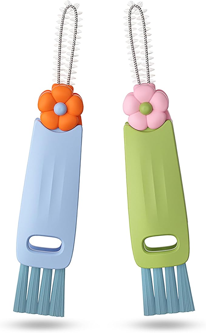 3 in 1 Cup Lid Gap Cleaning Brush Multifunctional Bottle Cleaning Brush by Lekayihu
